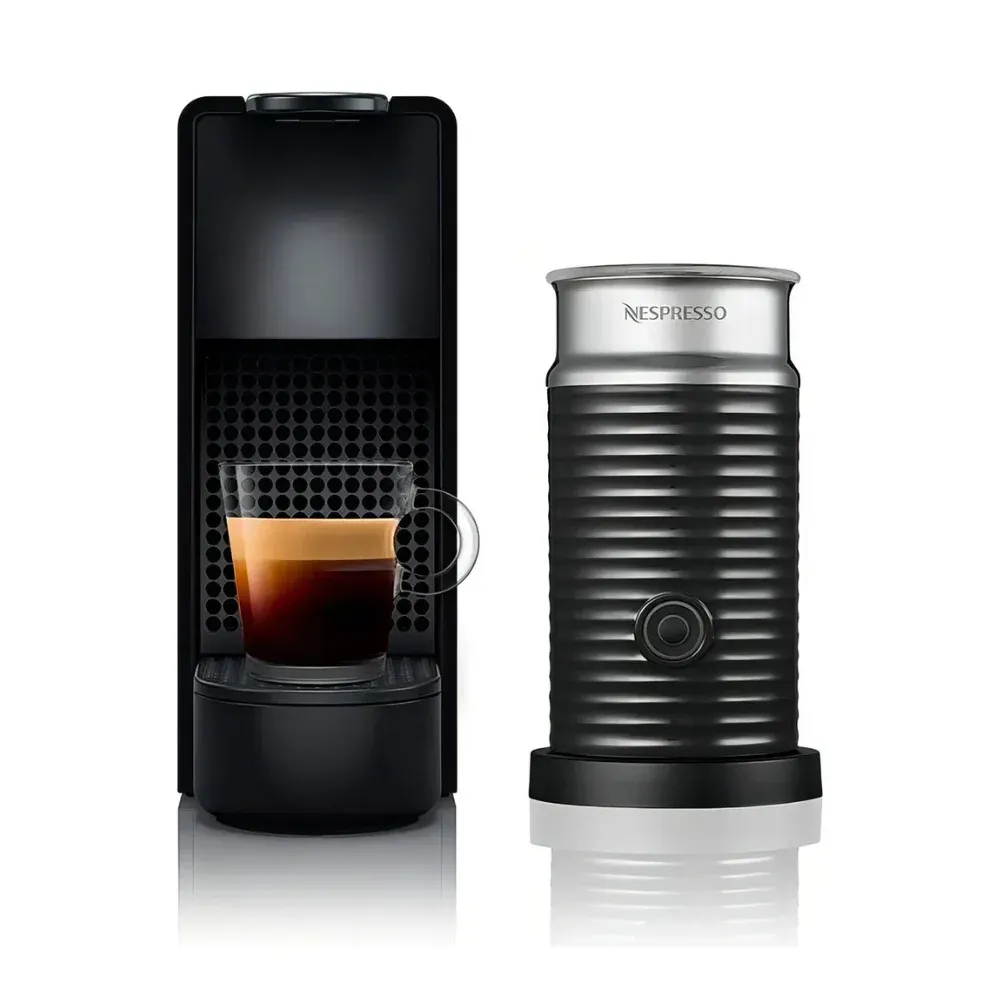 CAFETERA NESPRESSO ESSENZA MINI-BLACK-RECTANGULAR+ AEROCCINO