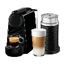 CAFETERA NESPRESSO ESSENZA MINI BLACK -PIRAMIDAL + AEROCCINO