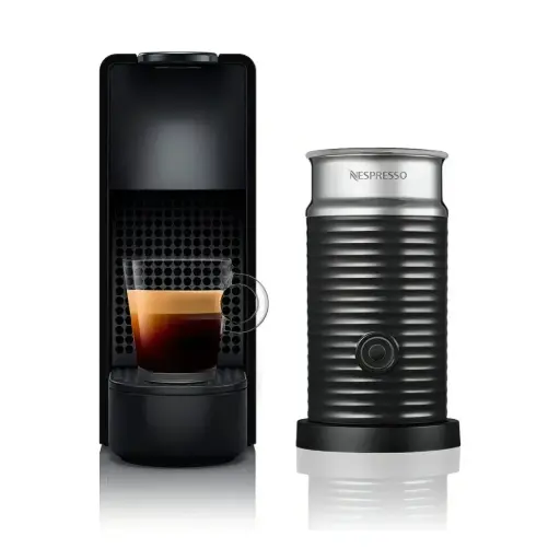 [11764] CAFETERA NESPRESSO ESSENZA MINI-BLACK-RECTANGULAR+ AEROCCINO